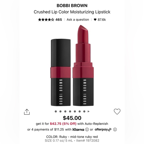 Bobbi Brown Cream Shadow Stick and Crushed Lip Color NWT Retail $68. + tax - Picture 5 of 6
